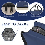 Linkidea Encrypted Oxford Cloth Lunch Bag, Large Capacity Reusable Insulated Lunch Bag for Picnic or Travel, Compatible with B.Box, Sunhanny, Pedeco, QQKO, Xgxn Lunch Box (Navy Blue)