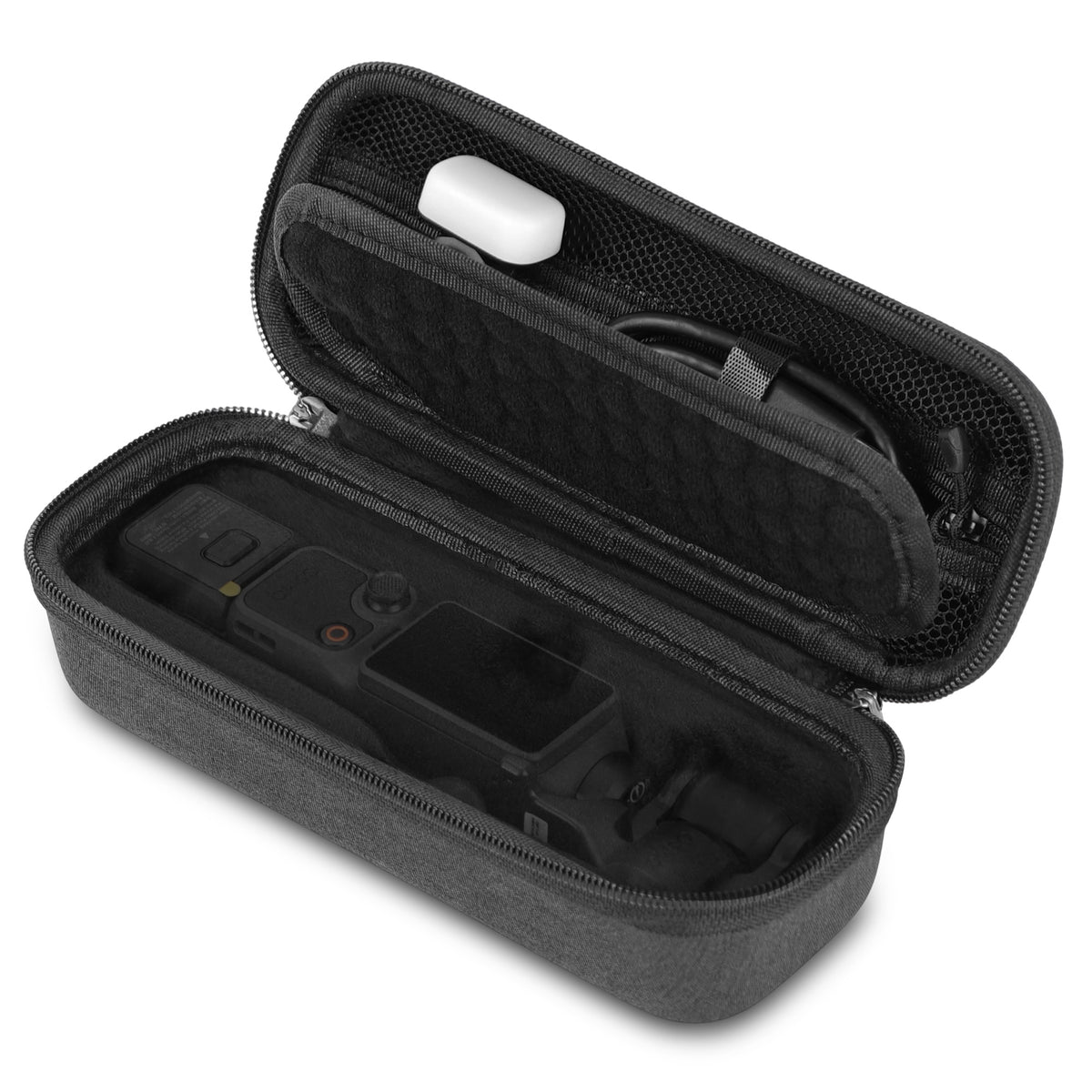 Linkidea Travel Organizer Compatible with DJI Osmo Pocket 4, Portable Waterproof Hard Case for Camera, Charger, Cable, Filters and SD Card, Compact Storage Bag for Accessories