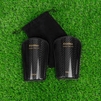 Linkidea Flexible Carbon Fiber Soccer Shin Guards, Ultra-light Shin Pads Adaptable to The Shape of the Shin, Lightweight Professional Leg Protection for Kids, Youth and Adults (Medium)