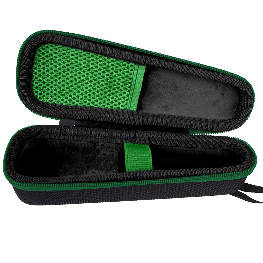 Linkidea Women's Electric Shaver Travel Case, Protective Hard Shell Carrying Bag for Bikini Trimmers & Epilators, Compatible with Philips BRL146/00, BRT383/50, Beanify 4-in-1 (Green)