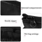 Linkidea Men's Body Trimmer Travel Pouch, Compatible with Manscaped Lawn Mower 5.0, 4.0, 3.0, HC-W032, HCW003A, Body Groomers Portable Storage Case (Black)