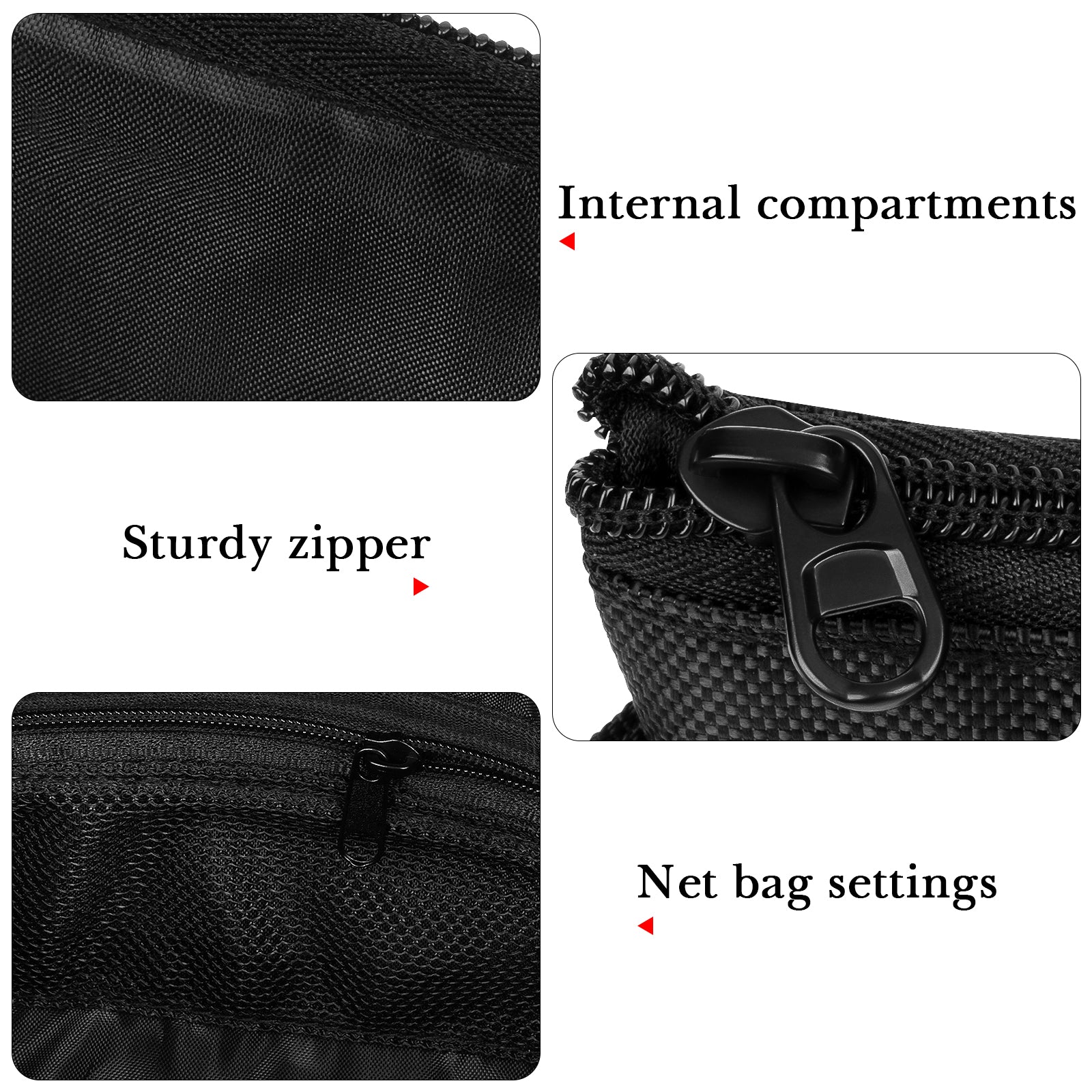 Linkidea Men's Body Trimmer Travel Pouch, Compatible with Manscaped Lawn Mower 5.0, 4.0, 3.0, HC-W032, HCW003A, Body Groomers Portable Storage Case (Black)