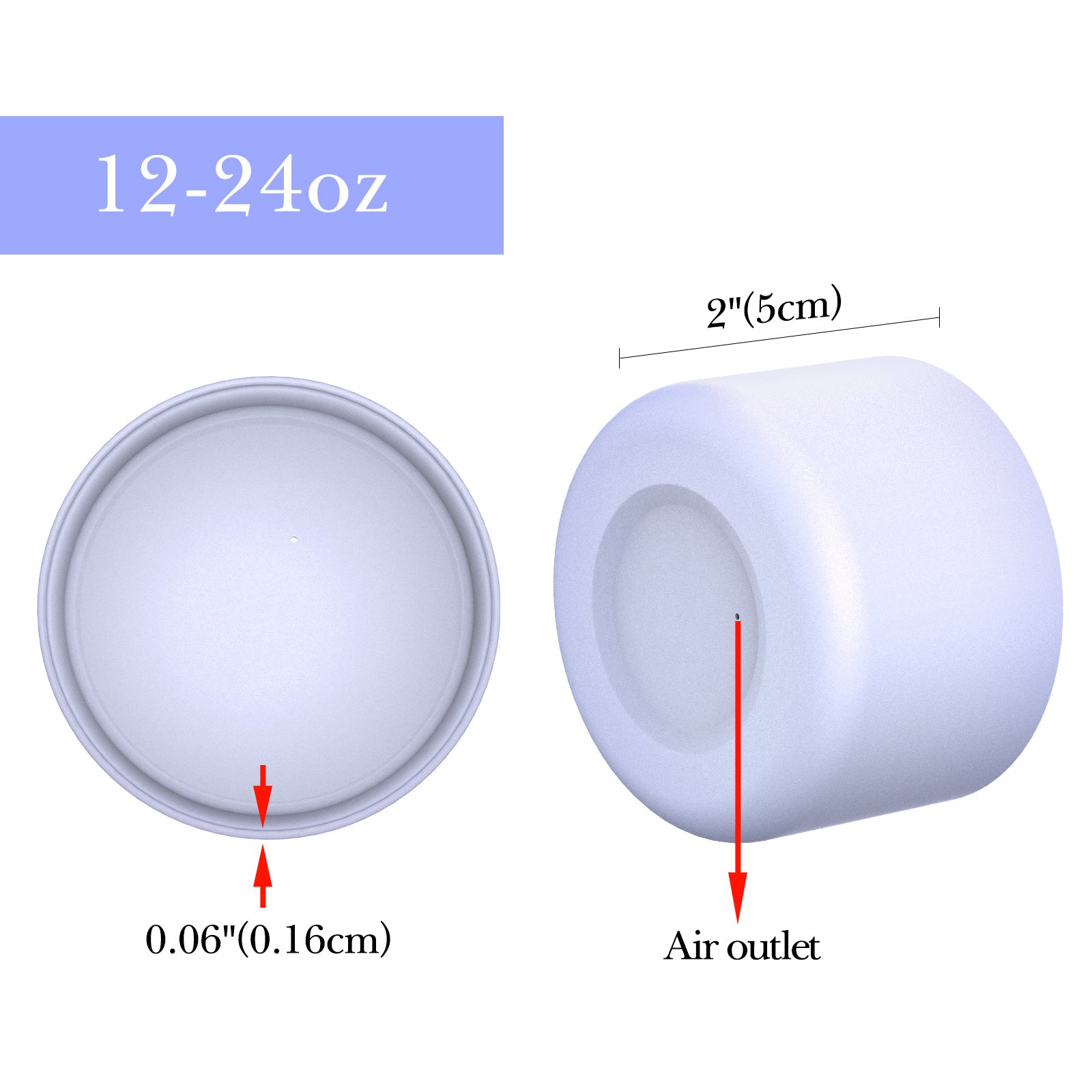Linkidea 2 Pack Water Bottle Boot Compatible with IRON °FLASK Wide/Narrow Mouth 12oz/14oz/16oz/18oz/20oz/22oz/24oz, Silicone Bottle Bottom Sleeve Cover Bumper Protector (Fog)