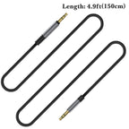 Linkidea Audio Cable for Sony WH-1000XM6/1000XM5, Sennheiser HDB 630, Skullcandy Crusher ANC 2, Soundcore Space One Headphones, 3.5mm Replacement Aux Cord (4.9 ft / 1.5 m)