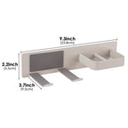 Linkidea Hair Dryer Holder Wall Mounted with Hook, Hairdressing Tools Organizer for Bathroom, Compatible with Dyson Supersonic Origin, Supersonic Neural (Grey)
