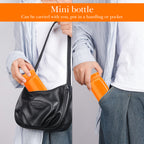 Linkidea 7oz (200ml) Mini Water Bottle, Vacuum Insulated Stainless Steel Bottle for Hot & Cold Drinks, Spill-Proof Small Bottle Fit Handbag, Purse and Pocket (Orange)
