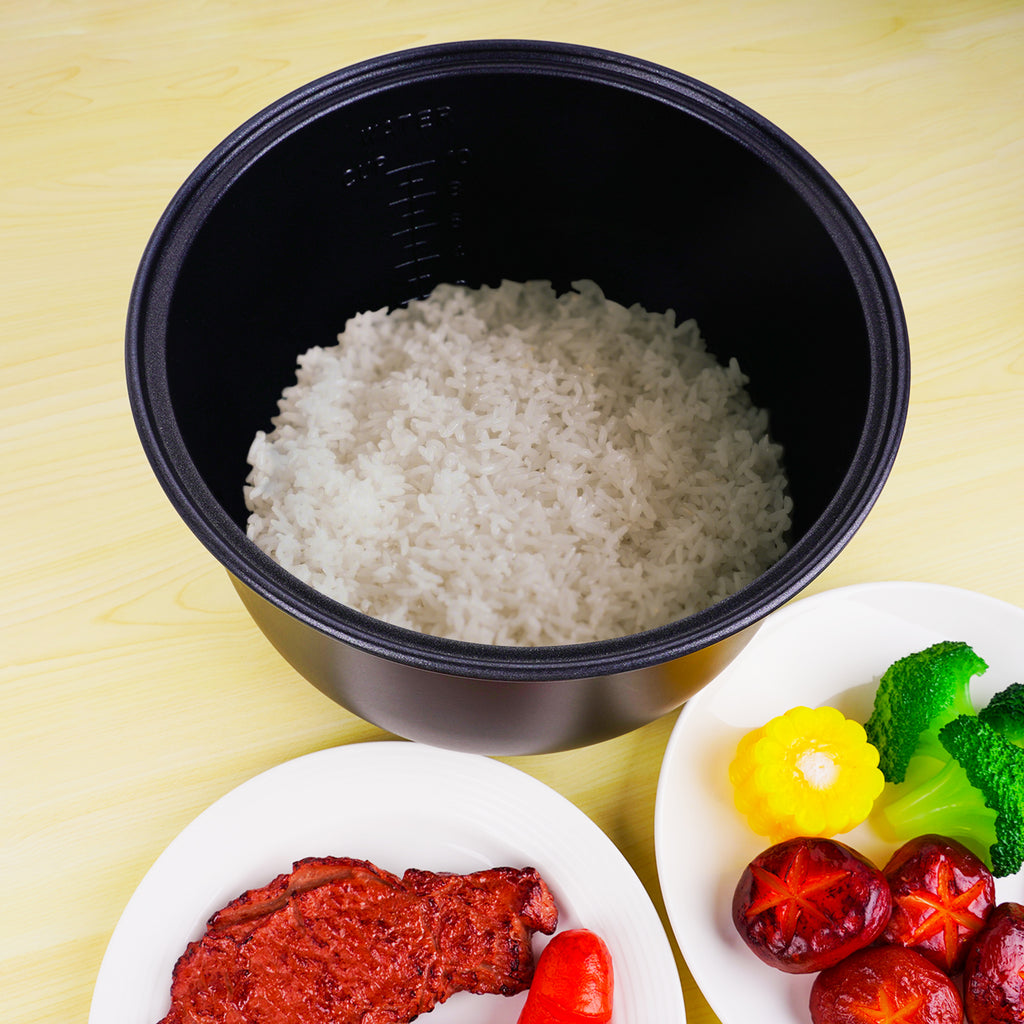 Linkidea Rice Cooker Aluminum Alloy Inner Pot Compatible with Tiger JBV-A18U-W, COSORI CRP-R501IP-KUS, Dishwasher Safe, Replacement Bowl