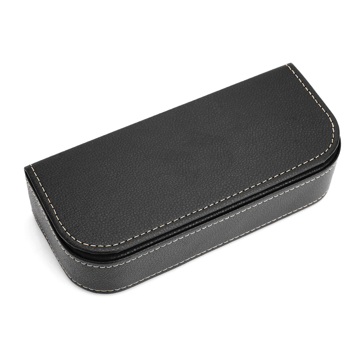 Linkidea Oversized Sunglasses Case, Large Frame Glasses Case for Sunglass, Eyeglasses Travel Bag Compatible with Rayban Aviator Reverse/New Wayfarer/Various Brand Models (Black)