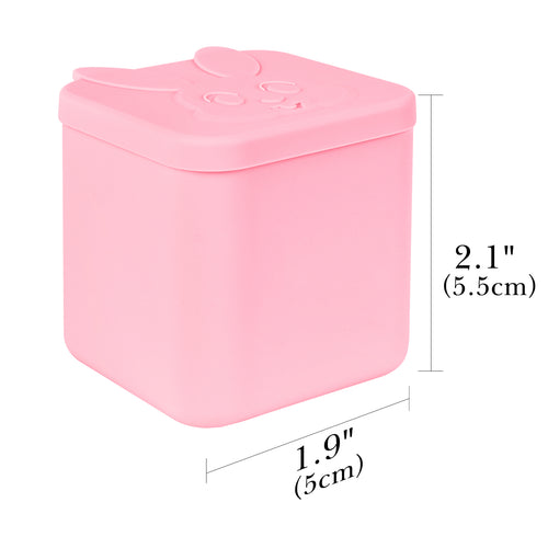 Linkidea 2 Pack Salad Dressing Container, 10.1 oz Leakproof Dips Containers To Go, Reusable Containers Ideal for Lunch Bento Box, Condiment Container with Silicone Lids, Compatible with OmieBox