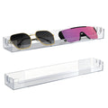 Extra Large Acrylic Sunglasses Organizer Storage, 2 Pack Wall Mount Glasses Holder Sunglass Display Stand, Sun Glasses Storage Organizer Compatible with Versace VE4395 Gucci GG0595S GG0875S
