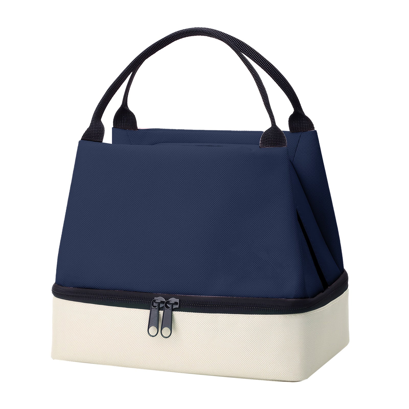 Linkidea Encrypted Oxford Cloth Lunch Bag, Large Capacity Reusable Insulated Lunch Bag for Picnic or Travel, Compatible with B.Box, Sunhanny, Pedeco, QQKO, Xgxn Lunch Box (Navy Blue)