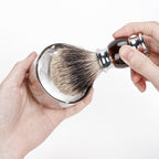 Linkidea Stainless Steel Heat Insulation Shaving Soap Cup, Durability Small Capacity Shaving Mug, Wet Razor Shave Cream Bowl for Men (Silver)