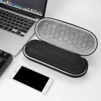 Linkidea Carrying Case Compatible with Beats Pill Wireless Bluetooth Speaker, Hard Shell EVA Travel Case with Mesh Pocket, Shockproof Protective Storage Bag for Charging Cable (Dark Grey)