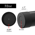 Linkidea 2 Pack Water Bottle Boot Compatible with Owala FreeSip 32oz, Twist 32oz, Silicone Anti-Slip Bottle Bottom Bumper Protector (Black)
