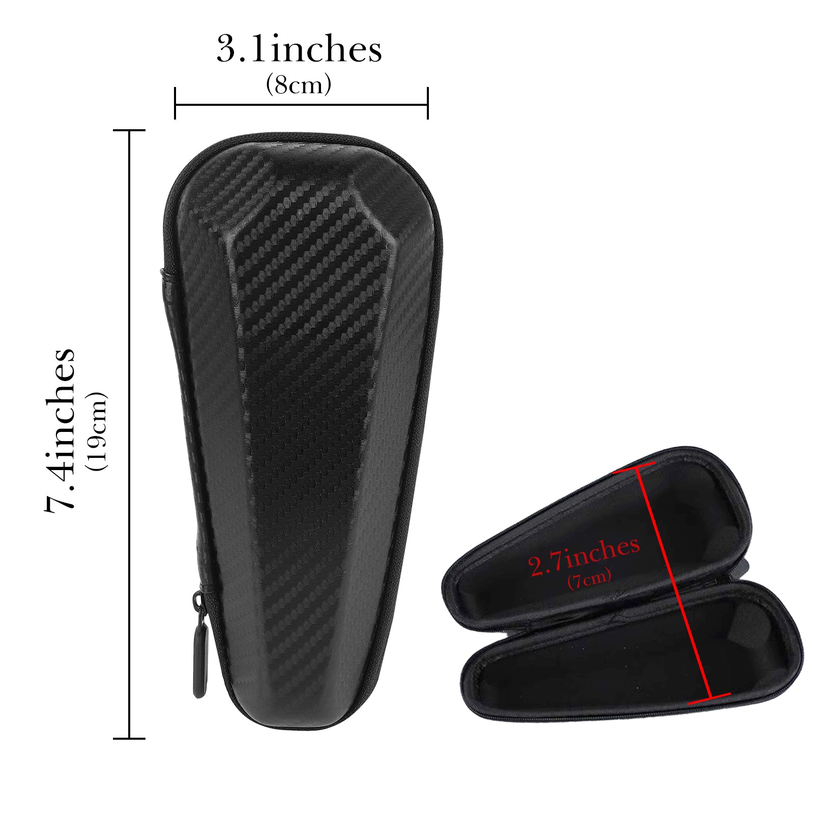 Linkidea Razor Travel Case, Portable Electric Shaver Carrying Organizer, Compatible with Panasonic Arc 5, 4, 3, ES-SWLT2W (Black)