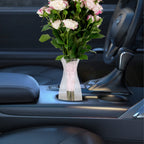 Unbreakable Car Vase for Cup Holder - Durable Plastic Design, Compatible with Most Vehicle Cup Holders, Ideal Decorative Accessory for Cars, Trucks, and SUVs