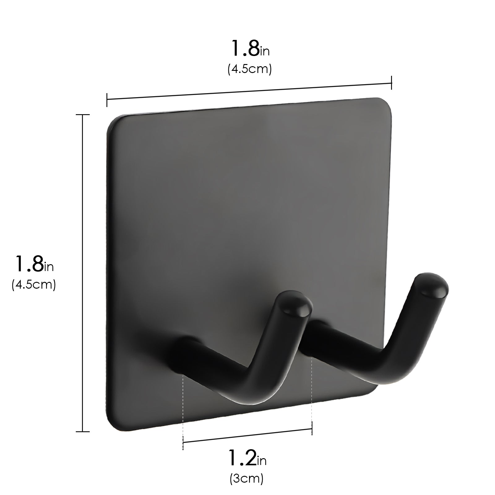 Linkidea 2 Packs Self Adhesive Razor Holder for Shower, Wall Mount Shaver Hooks, Compatible with Gillette Venus Platinum, Fusion 5 Proshield, Mach 3 Classic, Bathroom Organizer (Black)