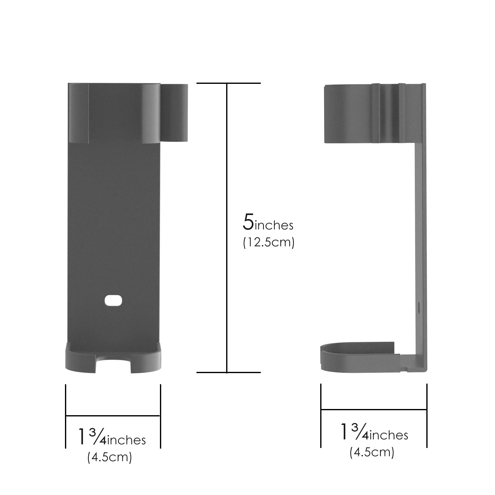 Linkidea 2 Pack Curling Iron Holder Wall Mount for Devices Diameter Under 1.38" (3.5CM), Hair Styling Tool Storage Organizer, Hairdressing Hanging Rack Stand for Flat Irons, Curling Wands