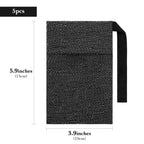 Linkidea 5 Pack Soap Saver Pouch with Hand Loop, Exfoliating Mesh Body Sponge Scrubber, Soap Bar Foaming Lather Pocket for Shower Bath