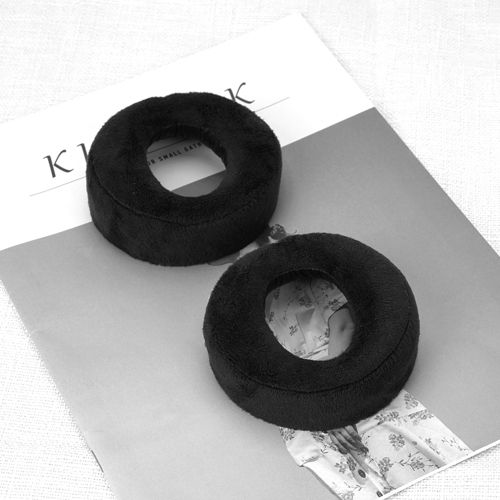 Linkidea Replacement Ear Pads for Sony PS5 PULSE 3D Headphones Ear Cushions, Headset Earpads (Velour / Black)