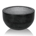 Linkidea Marble Shaving Soap Bowl, 100% Natural Marble with Interior Grooves for Maximum Lather, Heat Retaining Stone Provides a Luxurious Hot Shave Experience, Gift for Husband, Dad (Black)