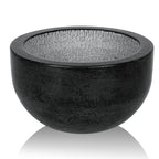 Linkidea Marble Shaving Soap Bowl, 100% Natural Marble with Interior Grooves for Maximum Lather, Heat Retaining Stone Provides a Luxurious Hot Shave Experience, Gift for Husband, Dad (Black)