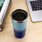Linkidea Glass Tea Infuser for Loose Leaf Tea, Compatible with IRON °FLASK Classic Tumbler 2.0 20/24oz, YETI Tumbler 20oz Attachment, Cup Tea Strainer, Diffuser, Filter (Dishwasher Safe)