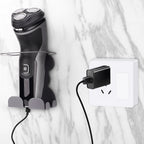 Linkidea Wall Mount Electric Razor Holder, Shaving Stand Compatible with Philips Norelco Shaver 3600, 2400, Series 7000, Bathroom Shaver Accessory Storage Holder (Grey)