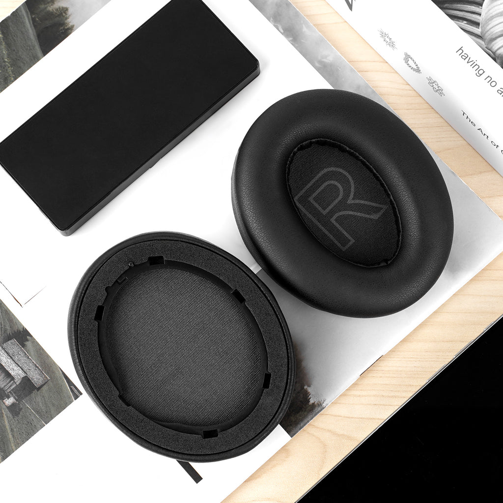 Linkidea Replacement Ear Pads for Anker Soundcore Life Q20, Q20+, Q20i, Life 2 Headphones (Not Fit for Life 2 Neo), Ear Cushions (Protein Leather/Black)