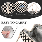 Linkidea Lunch Box for Adult, Corduroy Lunch Bag with Hand Strap, Large Capacity Lunch Bag for Everyday Outings, Compatible with Crock Pot, DUPASU, Aotto, LUNCHEAZE (Multi)