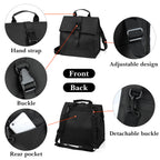 Linkidea Carrying Bag for Electric Heated Lunch Box, Compatible with Crock Pot 28oz, DUPASU 60.8oz, LUNCHEAZE 0.9L, Cordless 1.2L, 1.6L, Aotto 32oz Electric Heated Lunch Box (Black)