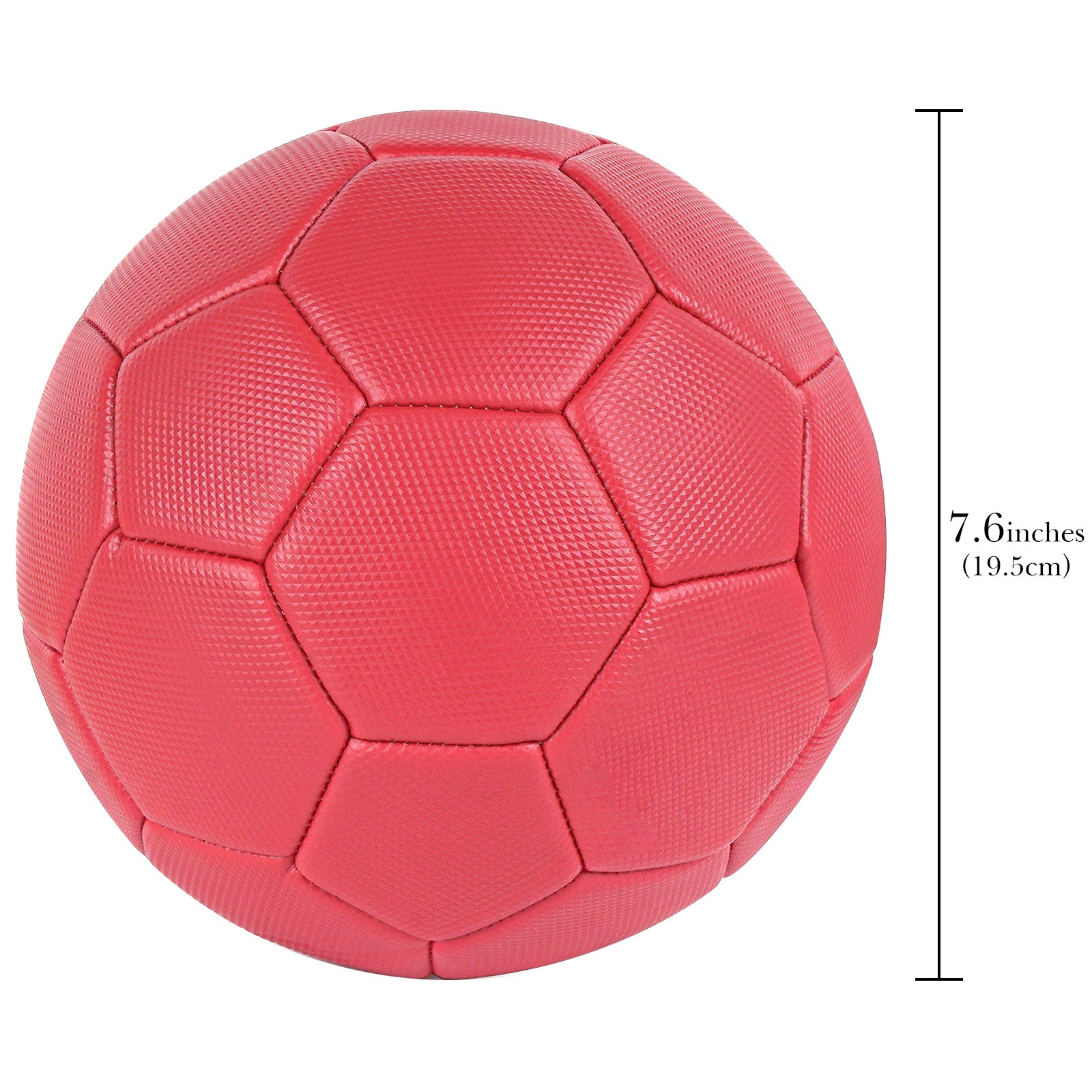 Linkidea Red Soccer Ball Size 4, Gift for Girls Sports & Outdoor Play