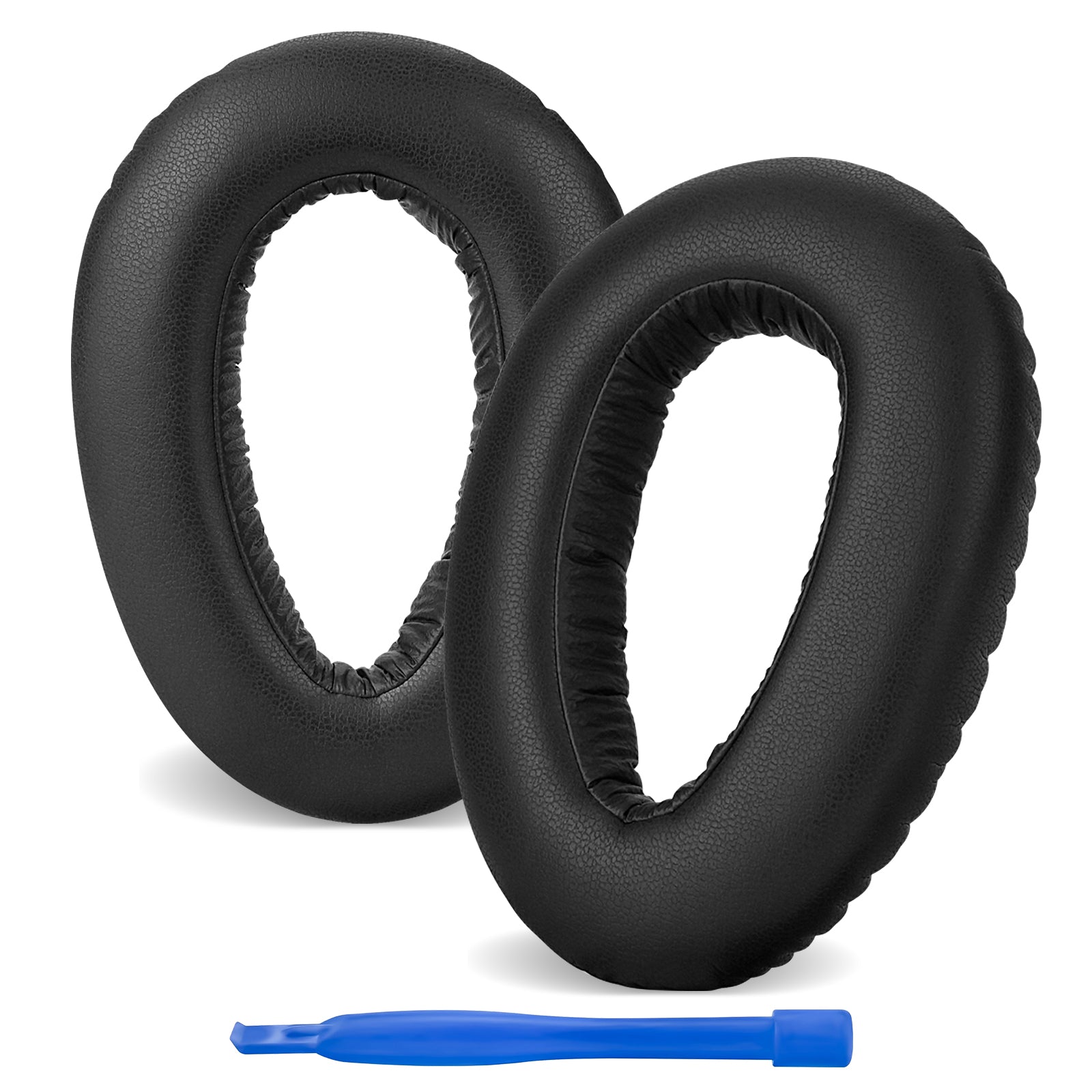 Linkidea Replacement Ear Pads for Sennheiser PXC 550/ PXC 550-II Wireless, MB660UC/ MB660MC Headphones Ear Cushions, Headset Earpads (Protein Leather / Black)