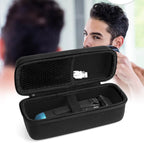 Linkidea Hard Shell Electric Shaver Travel Case, Compatible with Philips 2400, 3900, 7000, Trimmer Accessory Organizer Bag (Black)
