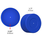 Linkidea Water Bottle Boot Compatible with YETI Rambler Jr. Kids 12oz, Rambler 12oz/18oz, Yonder 20oz/25oz, Silicone Anti-Slip Bottle Bottom Sleeve Bumper Protector (Navy Blue / 2 Pack)