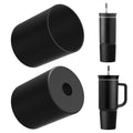 Linkidea 2 Pack Water Bottle Boot Compatible with Owala Travel Tumbler 24oz/40oz, Silicone Anti-Slip Waterbottle Bottom Sleeve Cover Protector (Black)