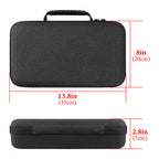 Linkidea Hardshell Case Compatible with Akai Professional MPK Mini MK3 - 25-Key Ultra-Portable USB MIDI Drum Pad and Keyboard Controller Protective Cover (Dark Grey)