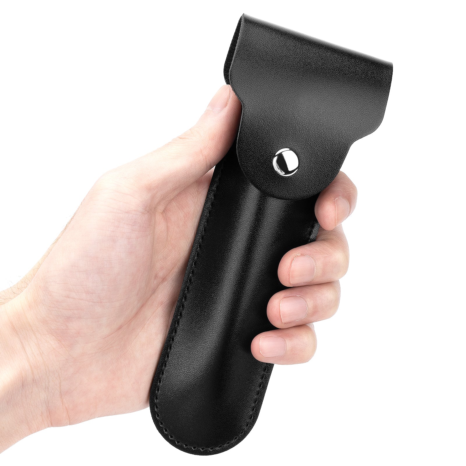 Linkidea Travel Razor Case, Shaving Carrying Cover Bag, Compatible with Fusion 5, ProGlide Power, MK-23C, Men's Portable Razor Holder, Protective Storage Pouch (Black)