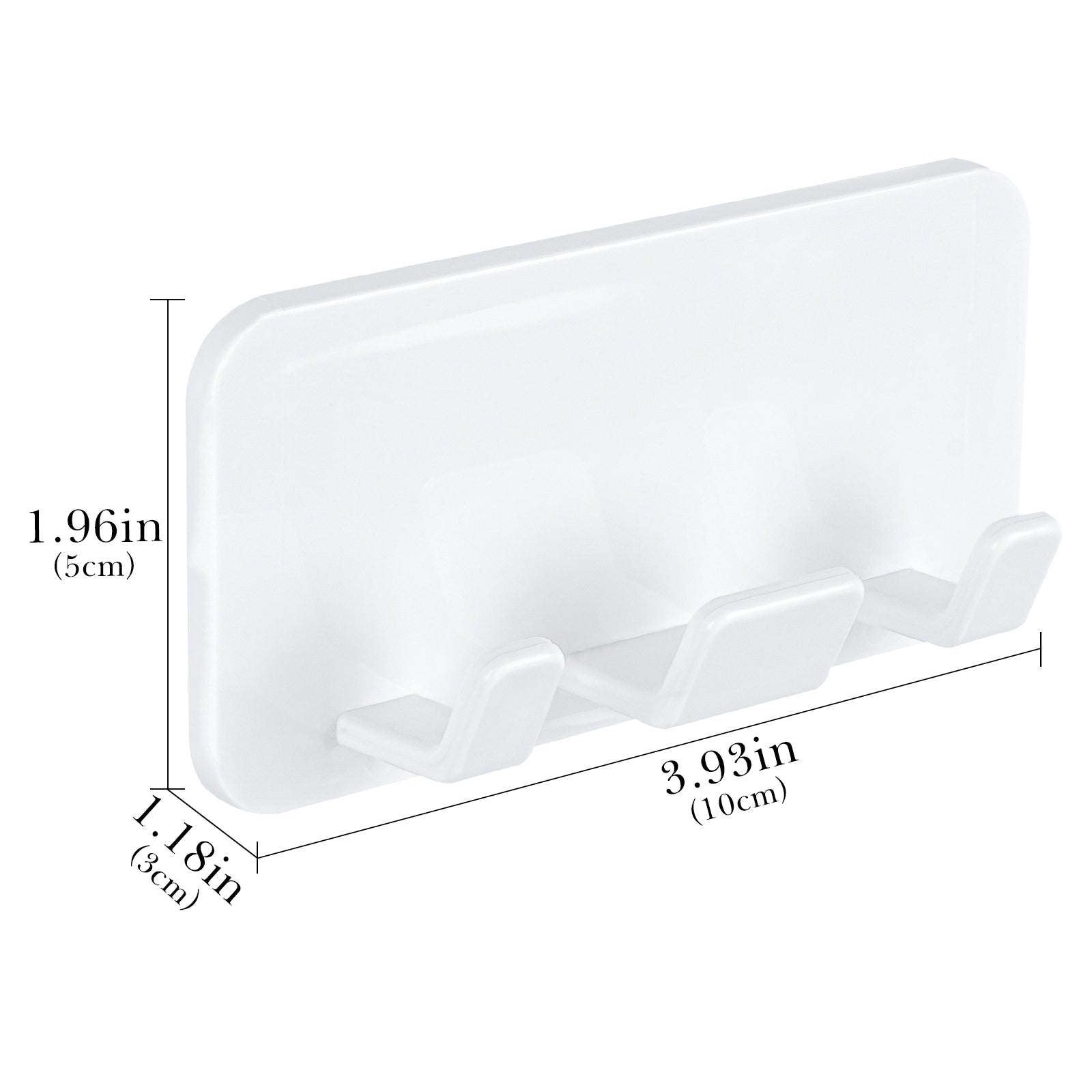 Linkidea 2 Pack Holder Razor, Shaver Stand for Shower Wall, Razor Holder Compatible with Gillette Fusion 5 Power, ProGlide Shield Power, Dorco (White)