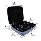 Linkidea Hard EVA Travel Case Compatible with Ulike Air 3/4 IPL Hair Removal Device, Protective Storage Organizer with Mesh Pocket (Only Case / Blue)