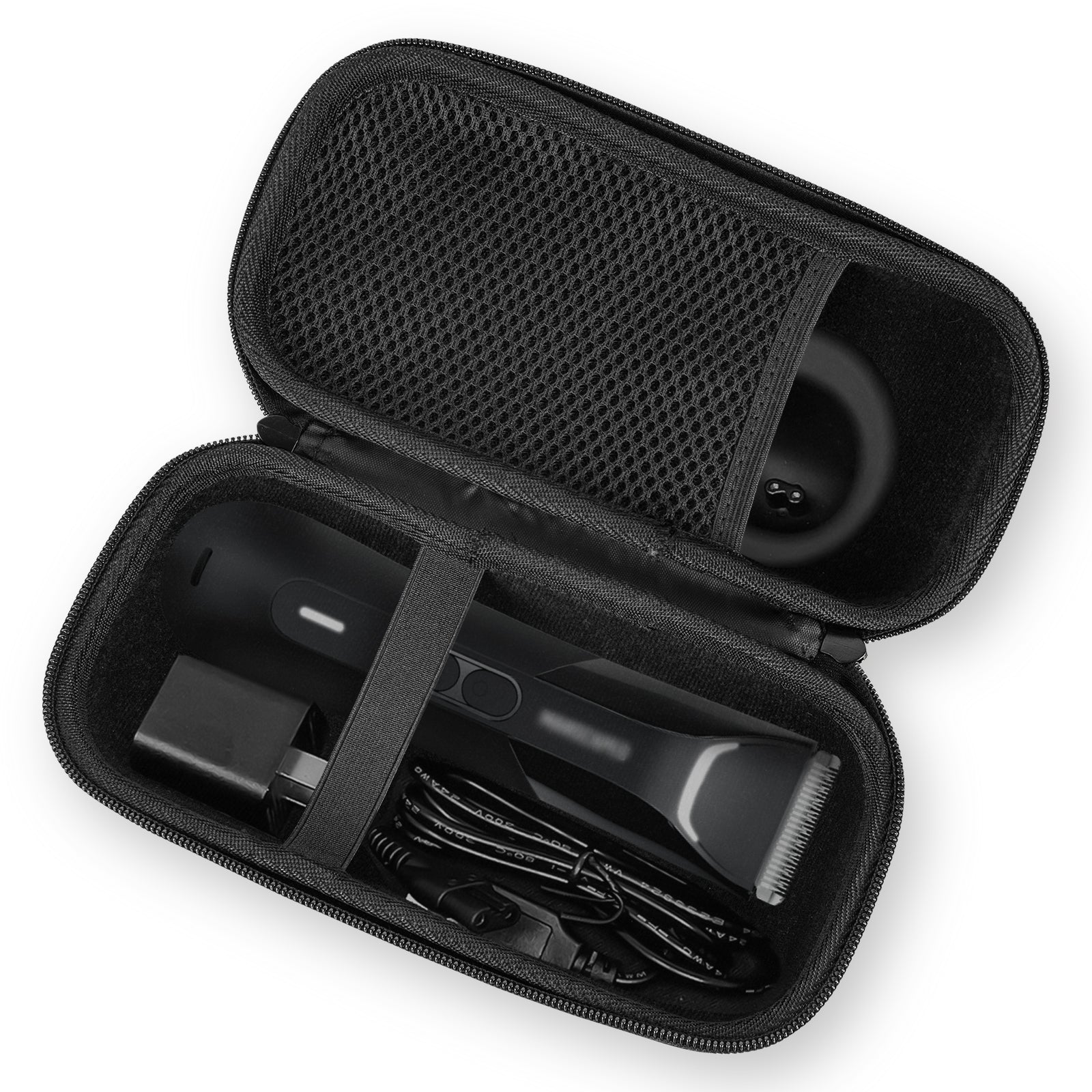 Linkidea Men's Body Hair Grooming Trimmer Travel Case, Compatible with Manscaped Lawn Mower 4.0, 3.0, HC-W032, HCW003A, Groin & Body Portable Shaver Storage Bag (Black)