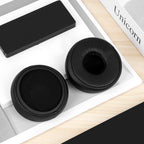 Linkidea Replacement Ear Pads for AKG N60NC Wireless Headphones Ear Cushions, Headset Earpads, Not Fit for N60NC Wired (Protein Leather / Black)