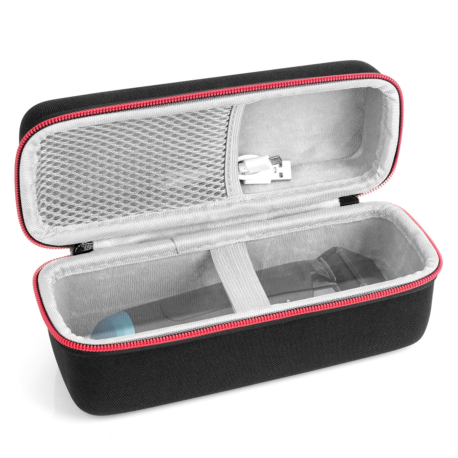 Linkidea Generic Hard Shell Travel Case for Electric Shavers, Storage Bag Compatible with Philips Norelco 2400 Series, Shaving Accessories Organizer for Daily Use (Black)