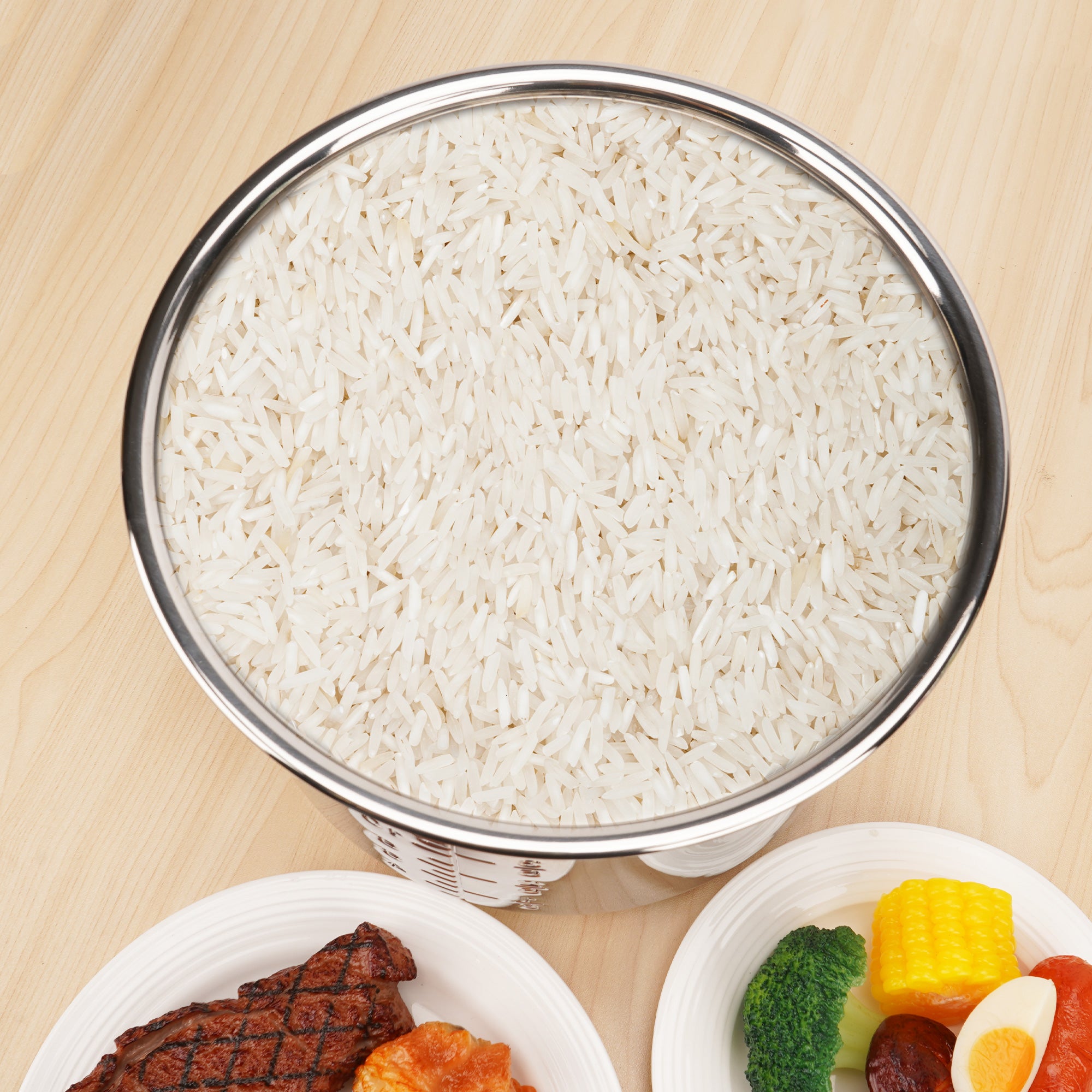 Linkidea Rice Cooker Stainless Steel Inner Pot Compatible with Instant Pot Duo 7-in-1, Dishwasher Safe, No Coating Replacement Bowl