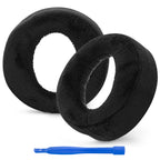 Linkidea Replacement Ear Pads for Sony PS5 PULSE 3D Headphones Ear Cushions, Headset Earpads (Velour / Black)