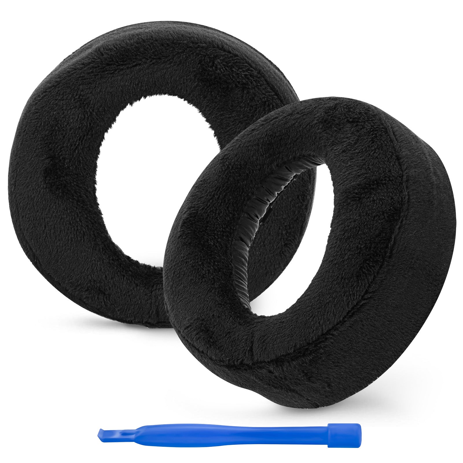 Linkidea Replacement Ear Pads for Sony PS5 PULSE 3D Headphones Ear Cushions, Headset Earpads (Velour / Black)