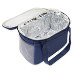 Linkidea Lunch Bag for Women/Men, Lunch Tote Bag Organizer with Adjustable Shoulder Strap for Adults, Reusable Lunch Box Bag for Picnic Work, Compatible with Bentoheaven, LOVINA, ELLO (Navy)