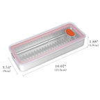 Linkidea 304 Stainless Steel Refrigerator Organizers and Storage, Bacon Fridge Organizer, Deli Meats Kitchen Storage with Lid