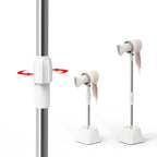 Linkidea Hair Dryer Styling Stand Hands-Free, Adjustable Height Lazy Blow Dryer Holder, 180 Degrees Rotating Hair Dryer Rack with Heavy Base for Home Salon