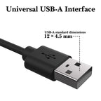 Linkidea 2 Pack Replacement Charger Cable Compatible with Fairywill FW-917/508/507 D1 D3 D7 D8 E6 E10 E11, Sonic Electric Toothbrush Charging Cord (Black, White / 4 ft)